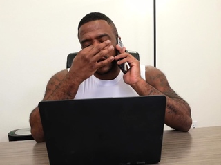 Bound Gay Blows Hard Cock