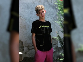 Skinny curly boy with monster dick and big balls pic comp