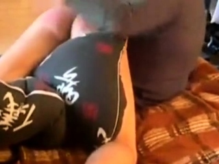 Submissive Guy’s Spanking Session